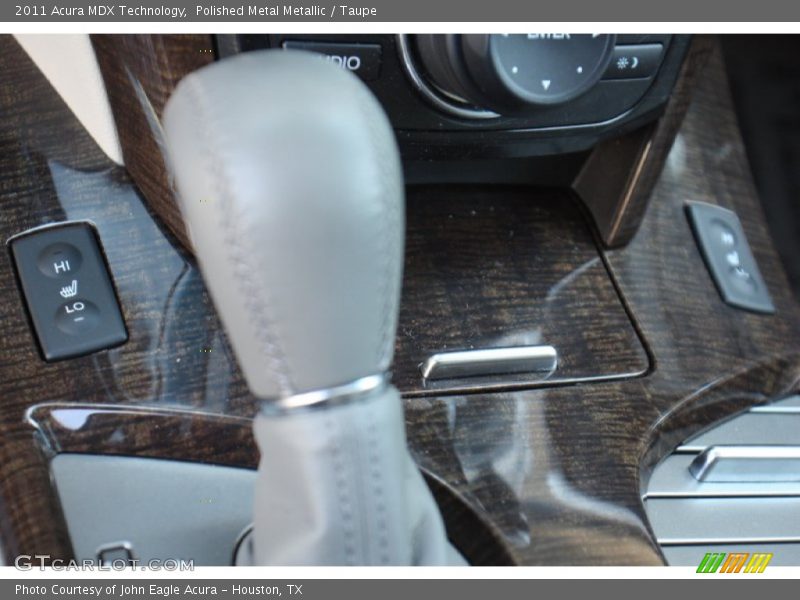 Polished Metal Metallic / Taupe 2011 Acura MDX Technology