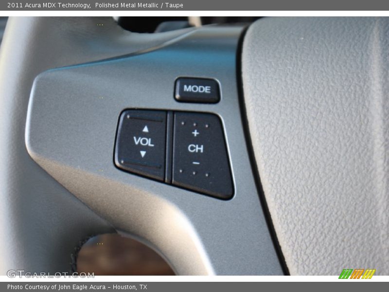 Polished Metal Metallic / Taupe 2011 Acura MDX Technology