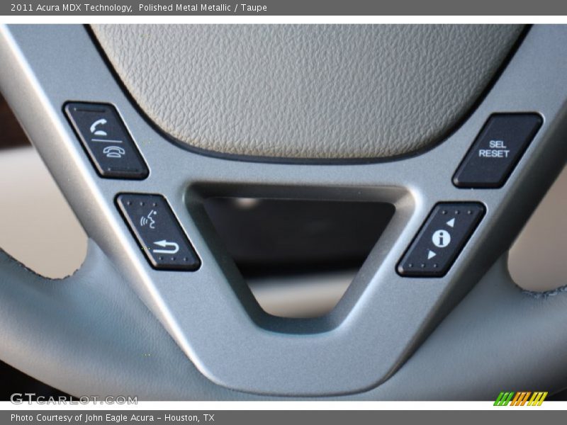 Polished Metal Metallic / Taupe 2011 Acura MDX Technology