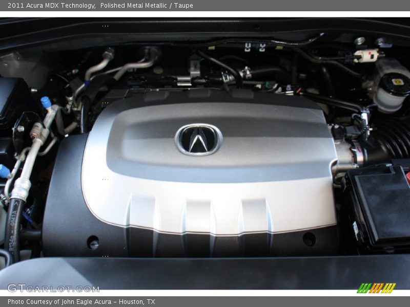 Polished Metal Metallic / Taupe 2011 Acura MDX Technology