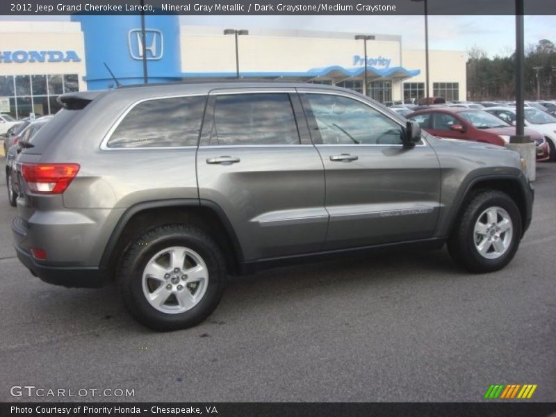 Mineral Gray Metallic / Dark Graystone/Medium Graystone 2012 Jeep Grand Cherokee Laredo