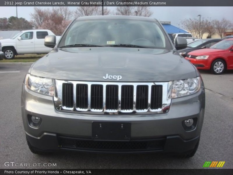Mineral Gray Metallic / Dark Graystone/Medium Graystone 2012 Jeep Grand Cherokee Laredo