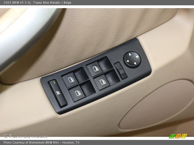 Topaz Blue Metallic / Beige 2003 BMW X5 3.0i