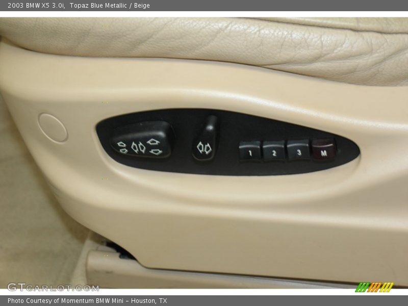 Topaz Blue Metallic / Beige 2003 BMW X5 3.0i