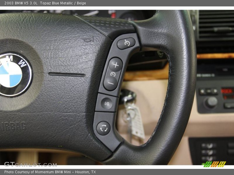 Topaz Blue Metallic / Beige 2003 BMW X5 3.0i