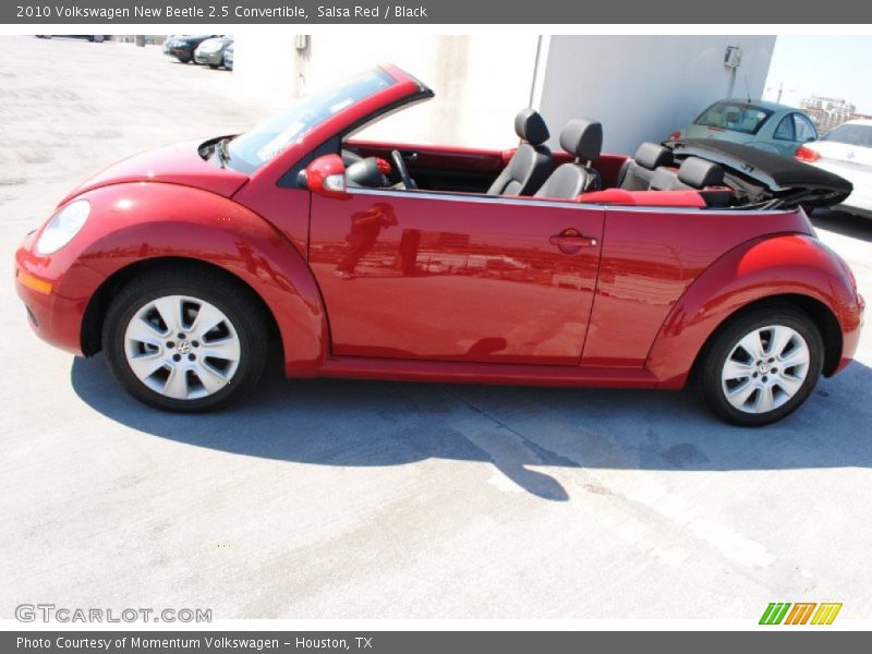 Salsa Red / Black 2010 Volkswagen New Beetle 2.5 Convertible