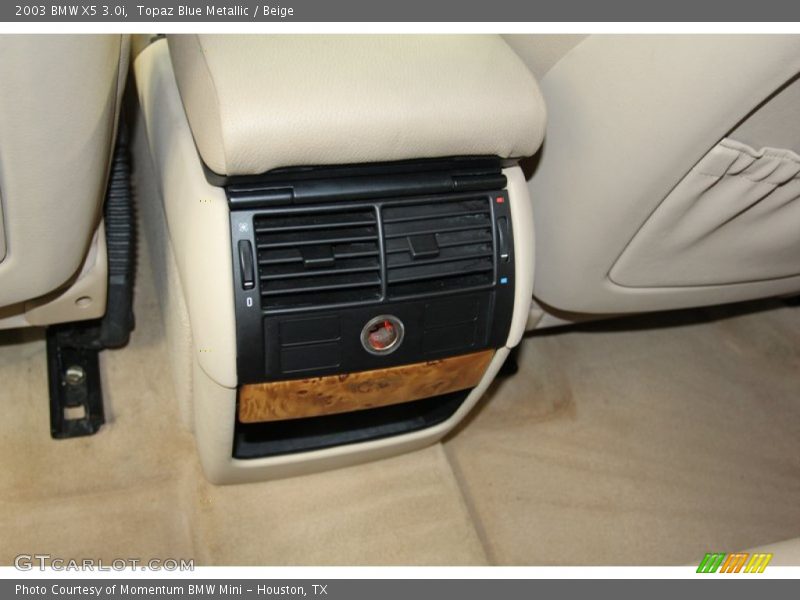Topaz Blue Metallic / Beige 2003 BMW X5 3.0i