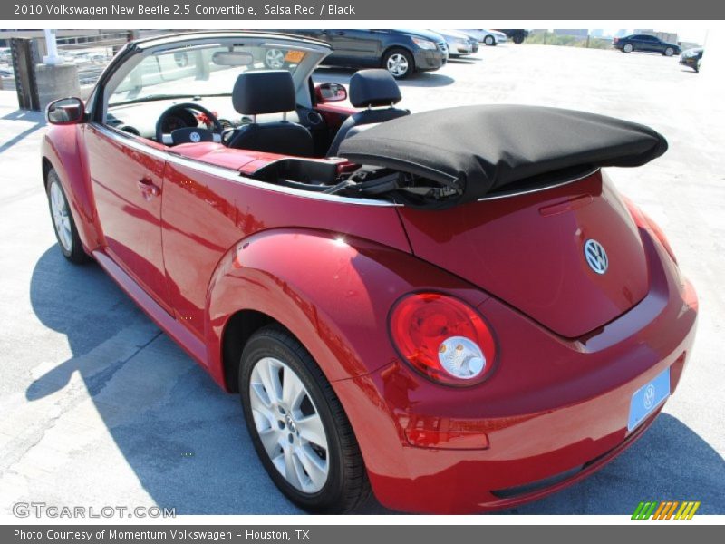 Salsa Red / Black 2010 Volkswagen New Beetle 2.5 Convertible