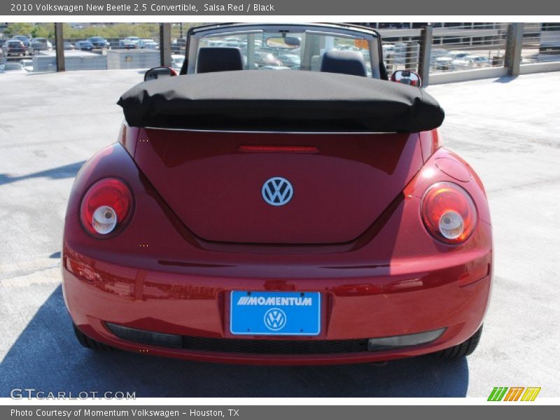 Salsa Red / Black 2010 Volkswagen New Beetle 2.5 Convertible