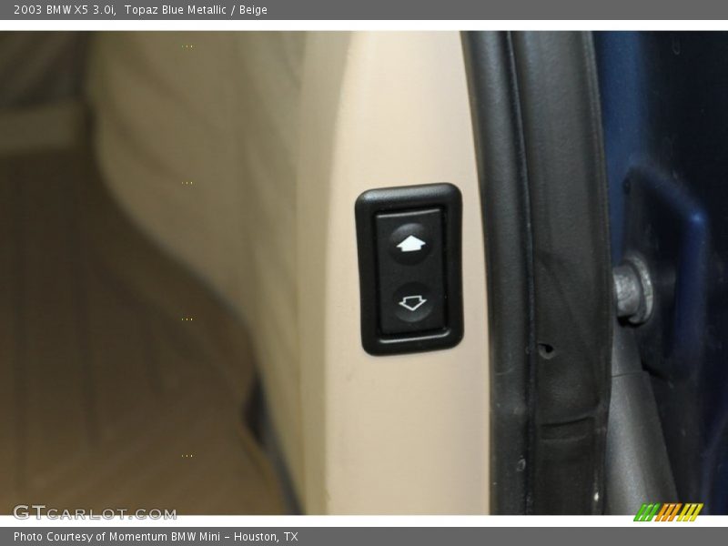 Topaz Blue Metallic / Beige 2003 BMW X5 3.0i