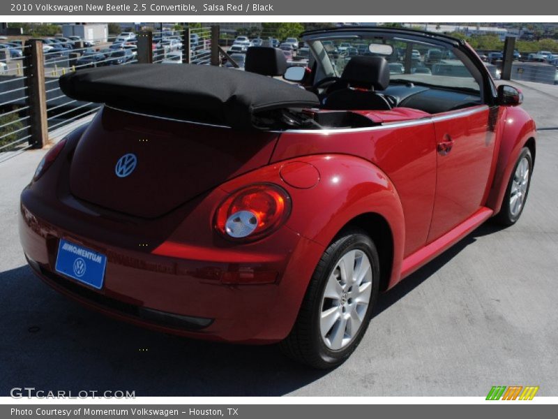 Salsa Red / Black 2010 Volkswagen New Beetle 2.5 Convertible