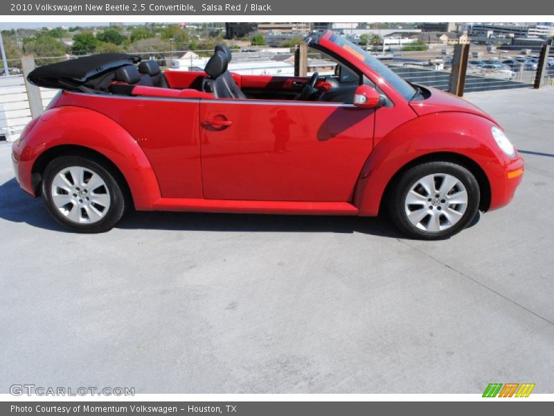 Salsa Red / Black 2010 Volkswagen New Beetle 2.5 Convertible