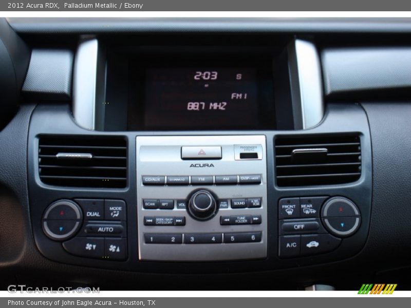 Controls of 2012 RDX 