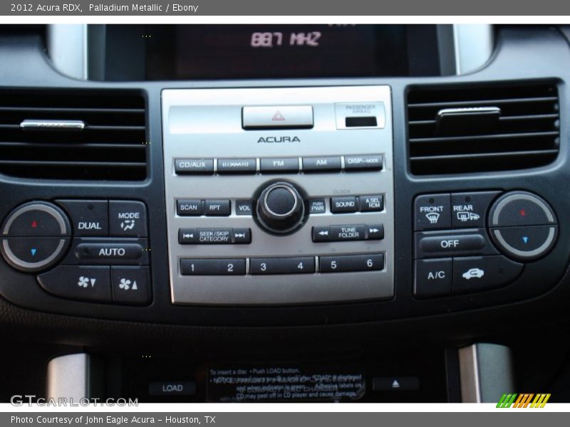 Controls of 2012 RDX 