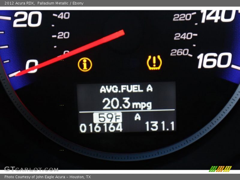 Palladium Metallic / Ebony 2012 Acura RDX