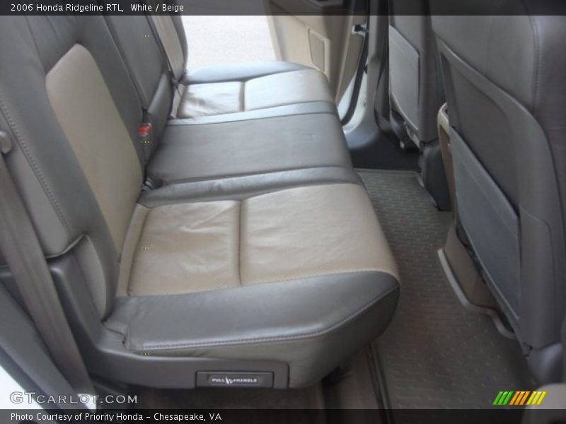 White / Beige 2006 Honda Ridgeline RTL