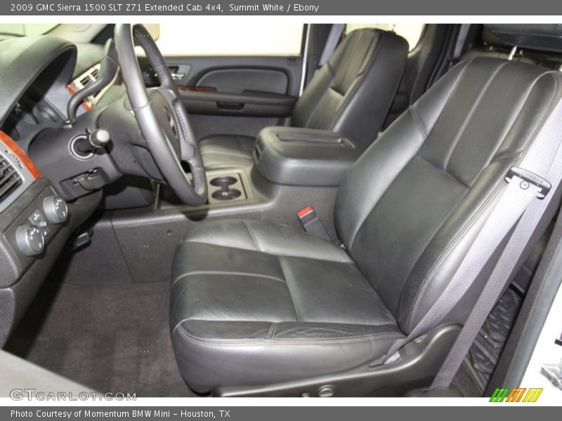  2009 Sierra 1500 SLT Z71 Extended Cab 4x4 Ebony Interior