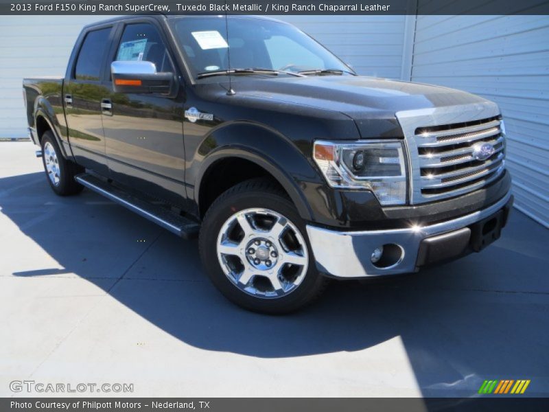 Tuxedo Black Metallic / King Ranch Chaparral Leather 2013 Ford F150 King Ranch SuperCrew