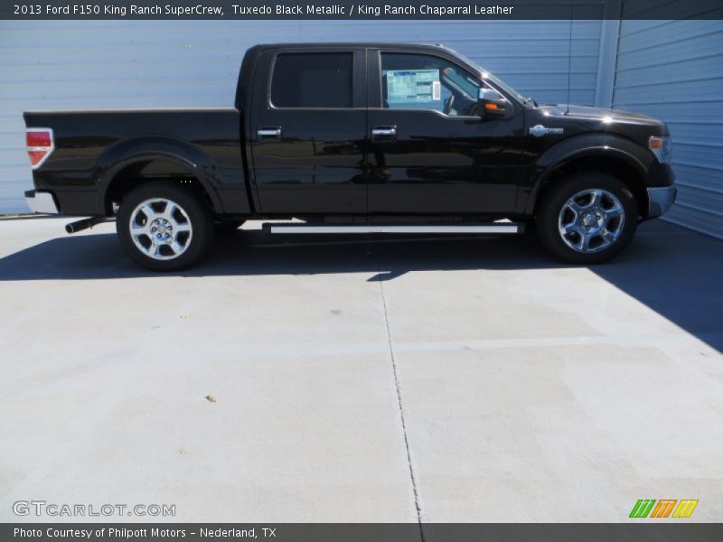 Tuxedo Black Metallic / King Ranch Chaparral Leather 2013 Ford F150 King Ranch SuperCrew