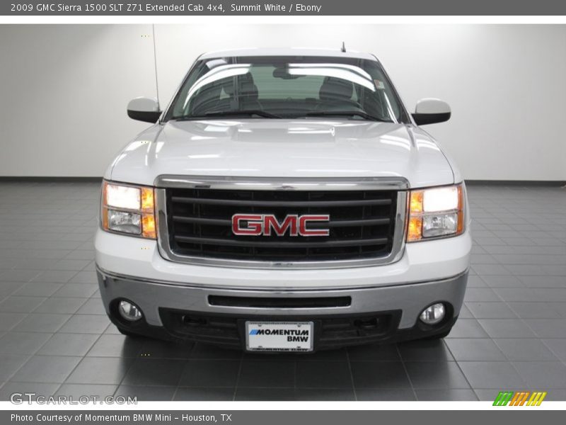 Summit White / Ebony 2009 GMC Sierra 1500 SLT Z71 Extended Cab 4x4
