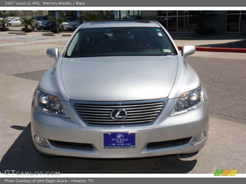 Mercury Metallic / Black 2007 Lexus LS 460