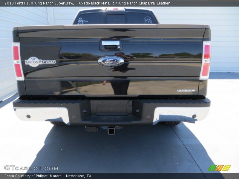 Tuxedo Black Metallic / King Ranch Chaparral Leather 2013 Ford F150 King Ranch SuperCrew