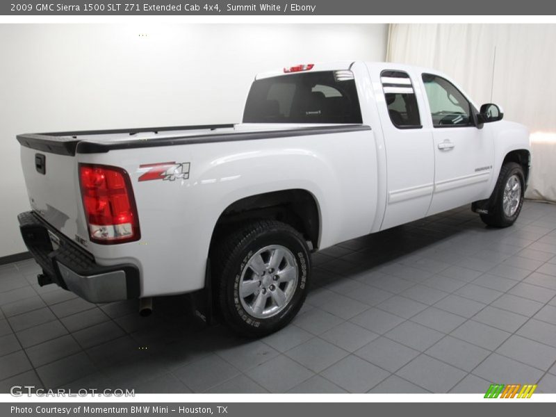 Summit White / Ebony 2009 GMC Sierra 1500 SLT Z71 Extended Cab 4x4