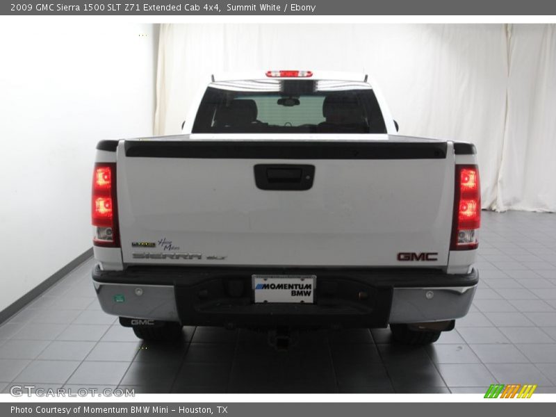 Summit White / Ebony 2009 GMC Sierra 1500 SLT Z71 Extended Cab 4x4