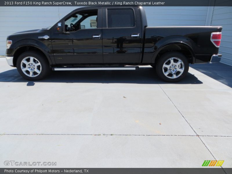Tuxedo Black Metallic / King Ranch Chaparral Leather 2013 Ford F150 King Ranch SuperCrew