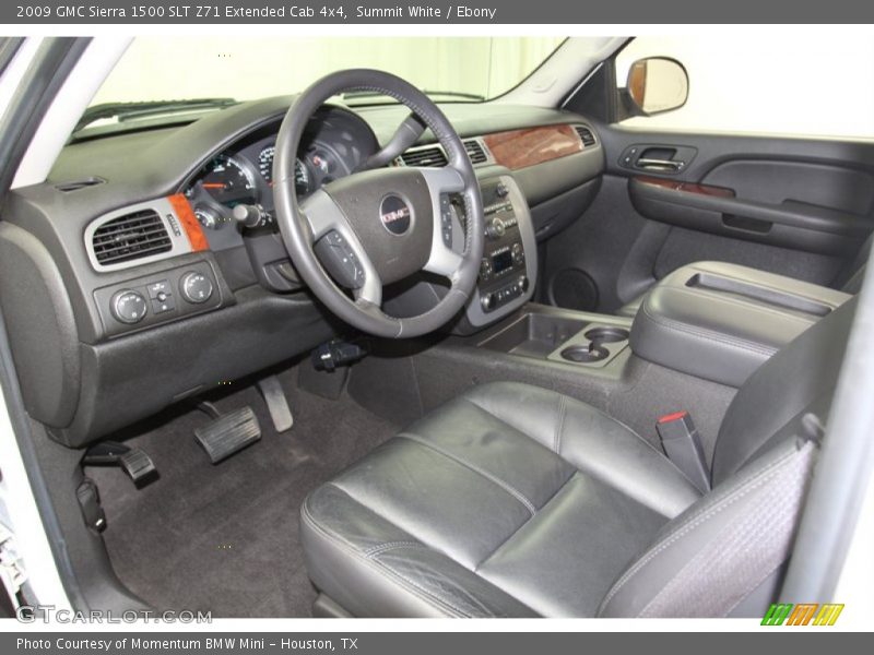  2009 Sierra 1500 SLT Z71 Extended Cab 4x4 Ebony Interior