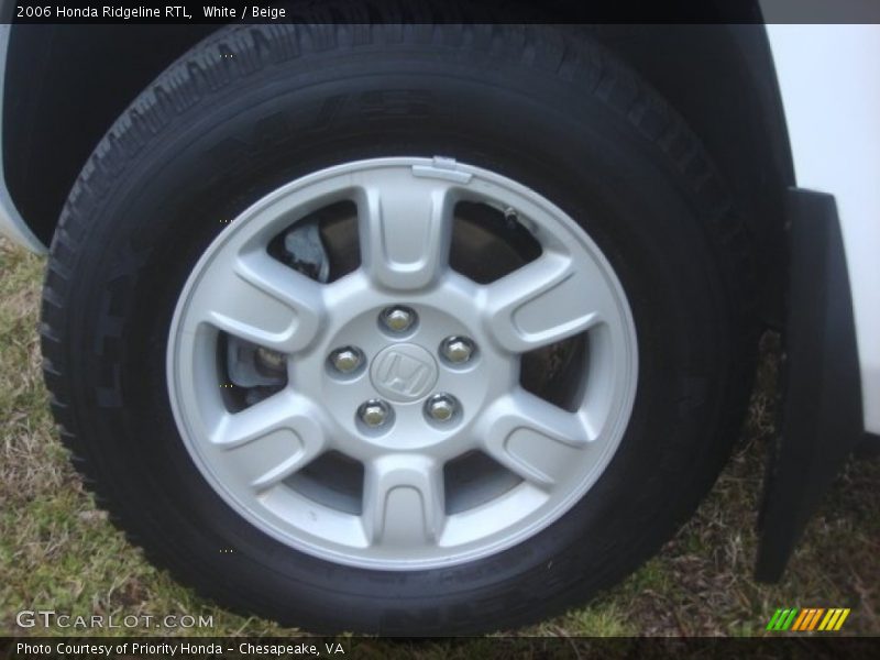 White / Beige 2006 Honda Ridgeline RTL