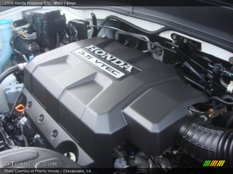 White / Beige 2006 Honda Ridgeline RTL