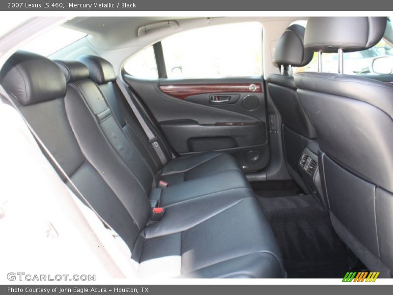 Mercury Metallic / Black 2007 Lexus LS 460