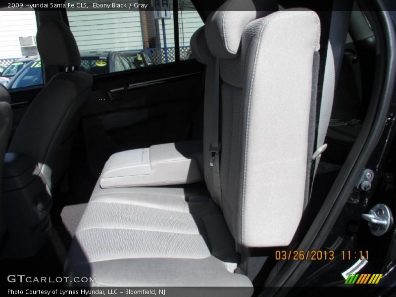 Ebony Black / Gray 2009 Hyundai Santa Fe GLS