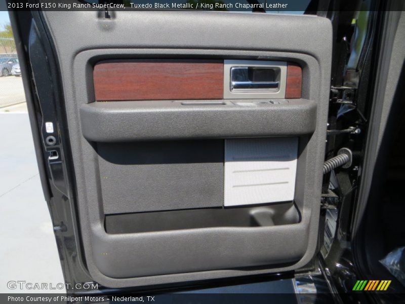 Tuxedo Black Metallic / King Ranch Chaparral Leather 2013 Ford F150 King Ranch SuperCrew
