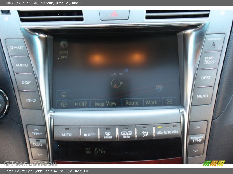 Mercury Metallic / Black 2007 Lexus LS 460
