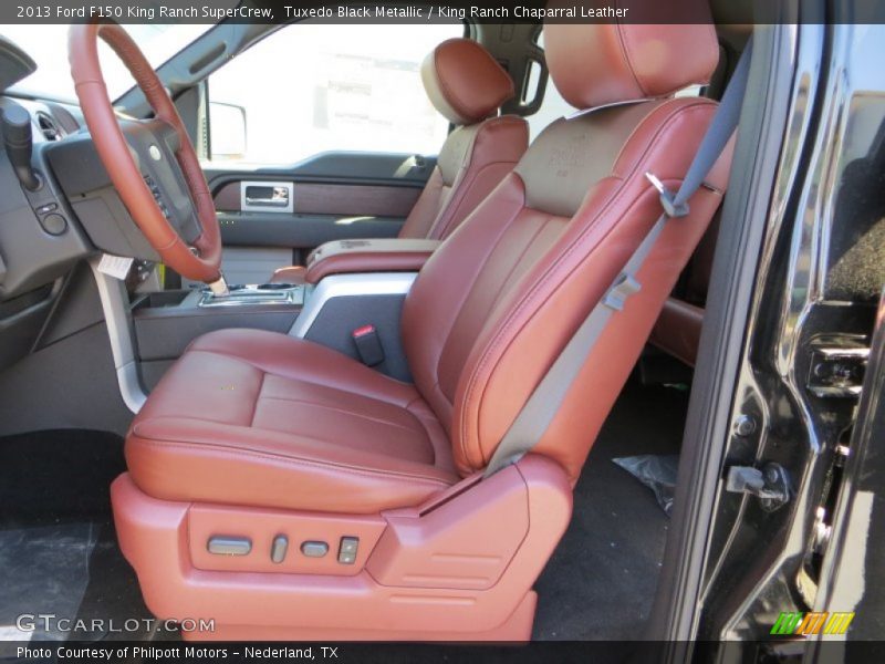 Tuxedo Black Metallic / King Ranch Chaparral Leather 2013 Ford F150 King Ranch SuperCrew