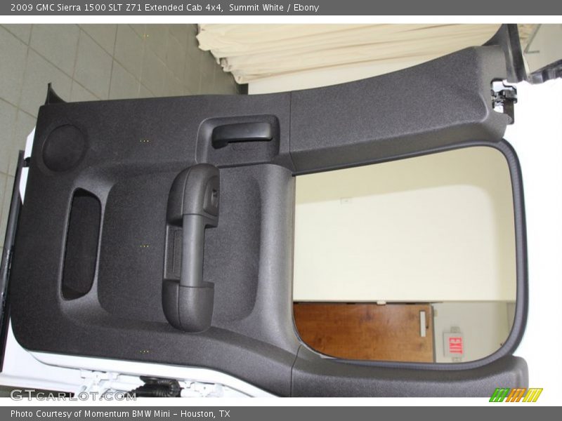 Summit White / Ebony 2009 GMC Sierra 1500 SLT Z71 Extended Cab 4x4