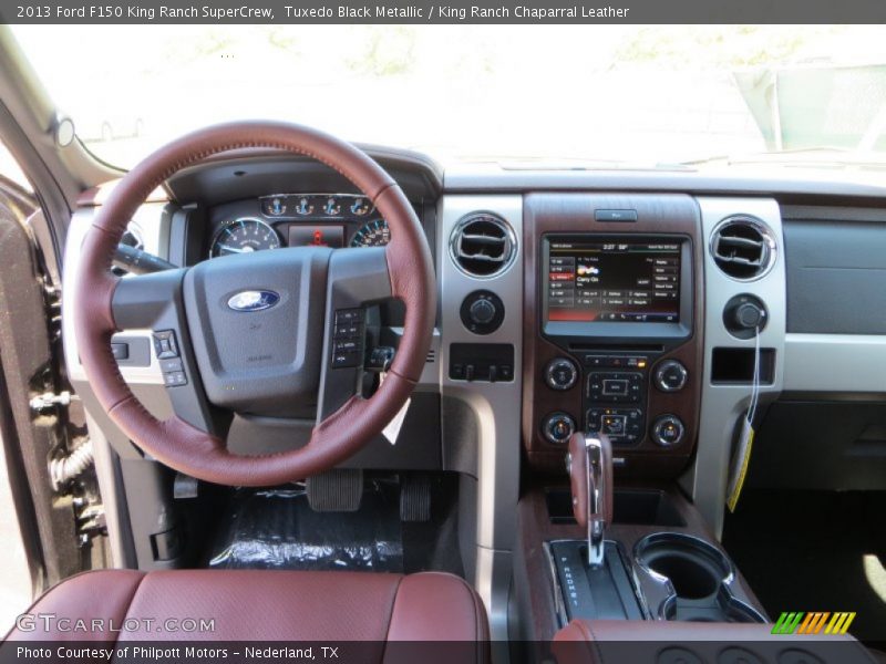 Tuxedo Black Metallic / King Ranch Chaparral Leather 2013 Ford F150 King Ranch SuperCrew