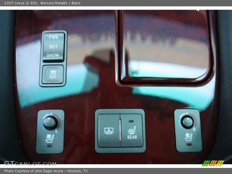 Mercury Metallic / Black 2007 Lexus LS 460
