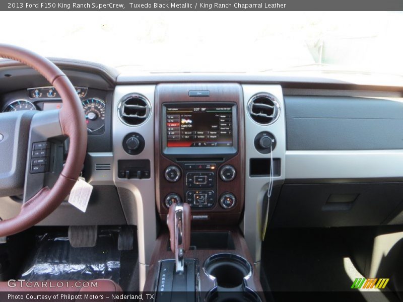 Tuxedo Black Metallic / King Ranch Chaparral Leather 2013 Ford F150 King Ranch SuperCrew