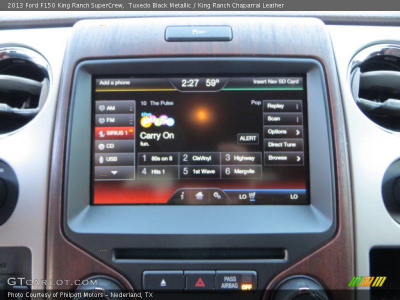 Tuxedo Black Metallic / King Ranch Chaparral Leather 2013 Ford F150 King Ranch SuperCrew