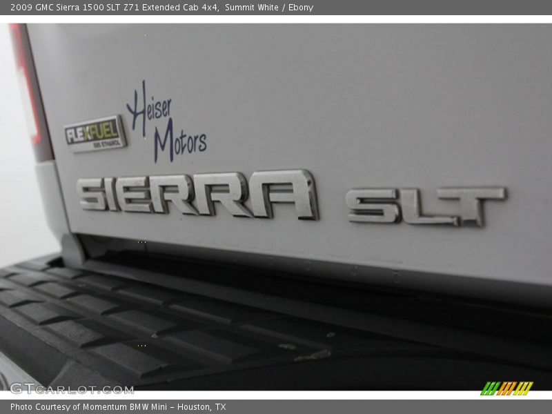 Summit White / Ebony 2009 GMC Sierra 1500 SLT Z71 Extended Cab 4x4
