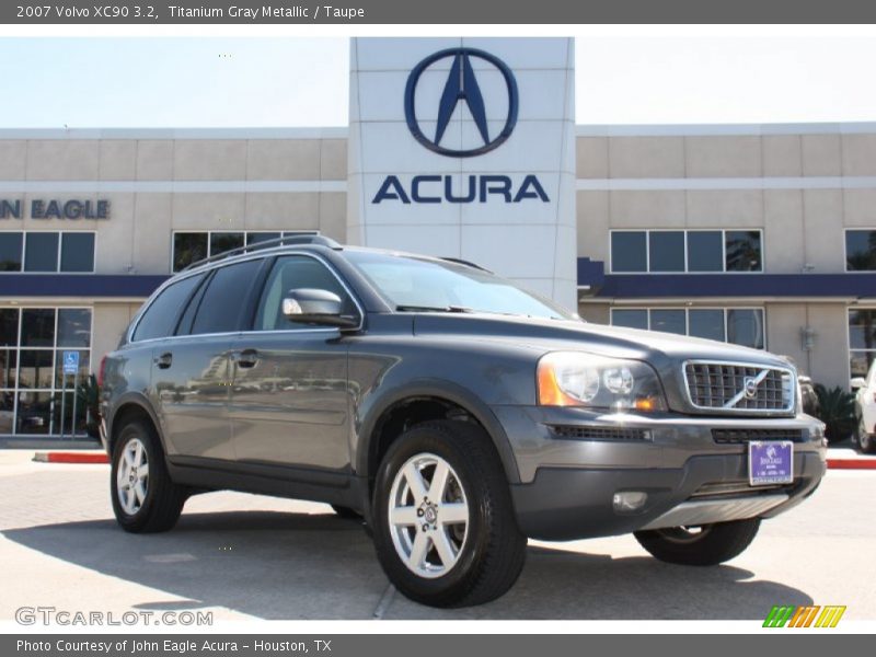 Titanium Gray Metallic / Taupe 2007 Volvo XC90 3.2