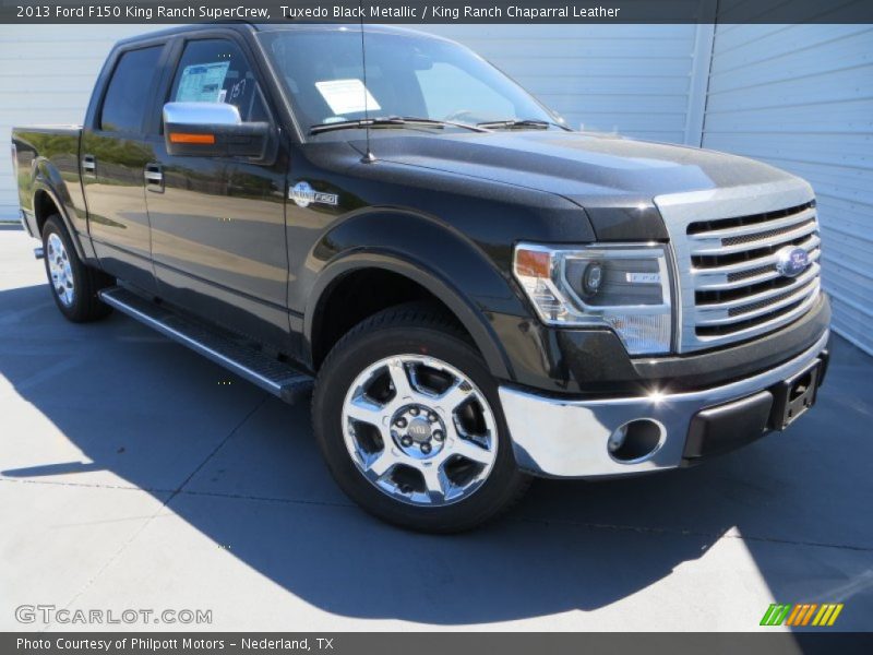 Tuxedo Black Metallic / King Ranch Chaparral Leather 2013 Ford F150 King Ranch SuperCrew