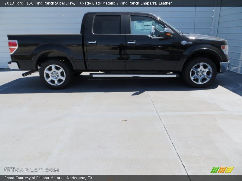 Tuxedo Black Metallic / King Ranch Chaparral Leather 2013 Ford F150 King Ranch SuperCrew