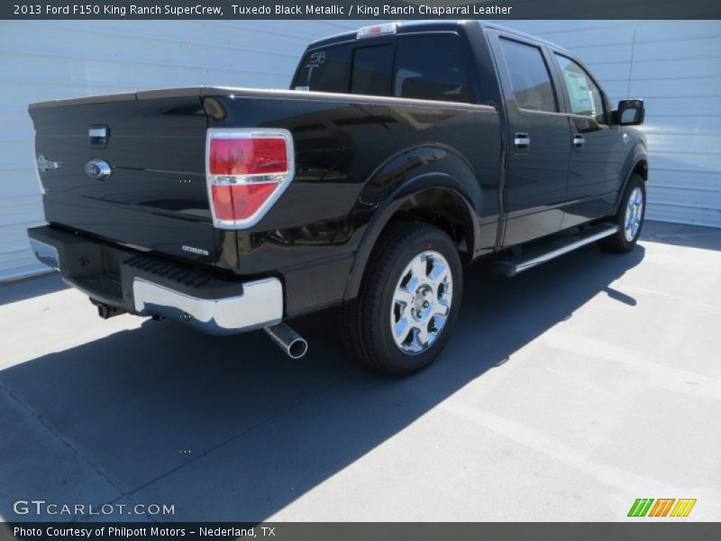Tuxedo Black Metallic / King Ranch Chaparral Leather 2013 Ford F150 King Ranch SuperCrew