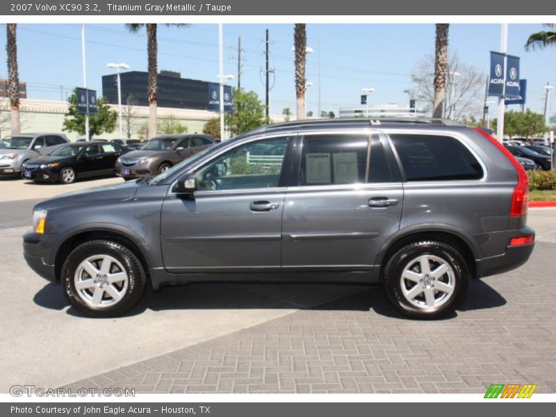 Titanium Gray Metallic / Taupe 2007 Volvo XC90 3.2
