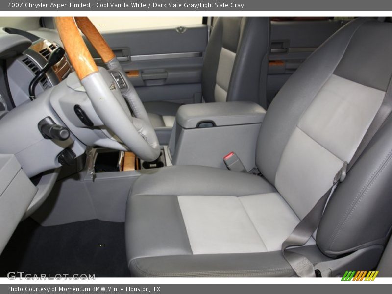 Cool Vanilla White / Dark Slate Gray/Light Slate Gray 2007 Chrysler Aspen Limited