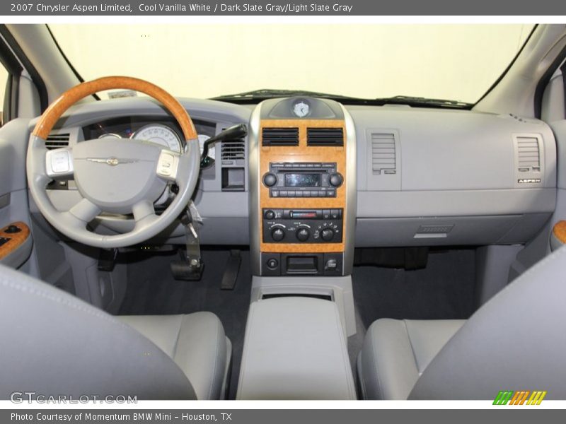 Cool Vanilla White / Dark Slate Gray/Light Slate Gray 2007 Chrysler Aspen Limited